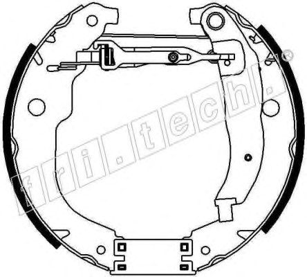 fri.tech. 16423 Brake Shoe Set
